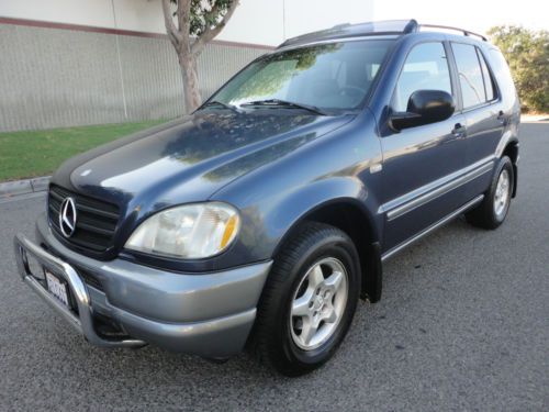 1999 mercedes benz ml 320 - 3.2l- 4x4 - panoramic roof - no rust - no reserve