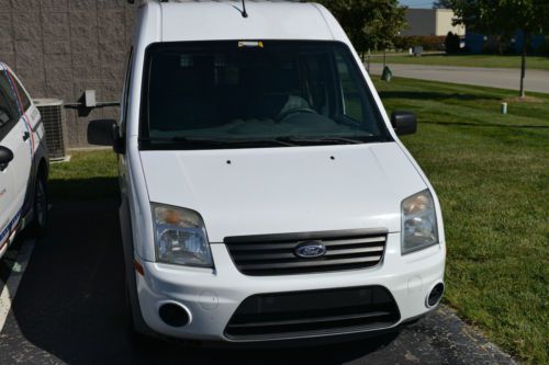 2010 ford transit connect xl with shelves, cage &amp; ladder racks