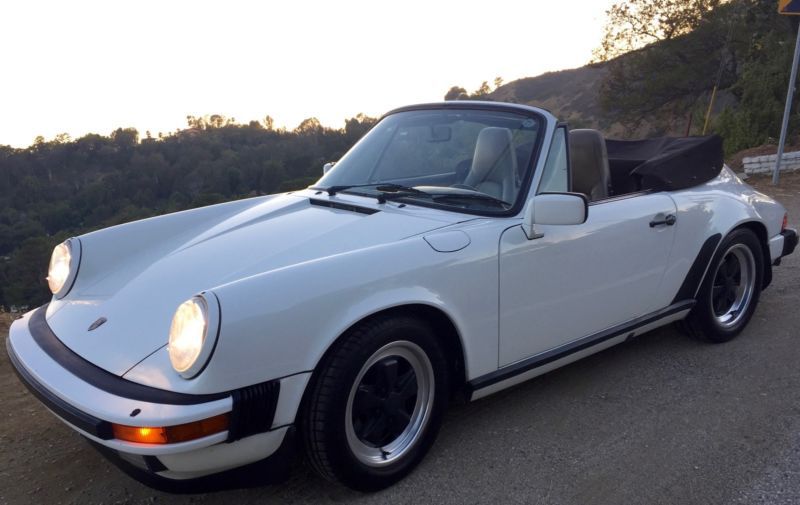 1986 porsche 911 cabriolet