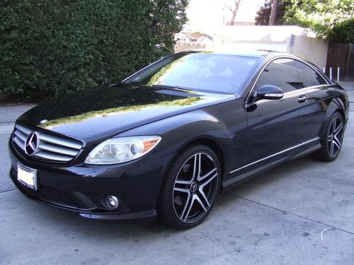 Mercedes benz cl-class 2008 cl550 black/black sport/amg package