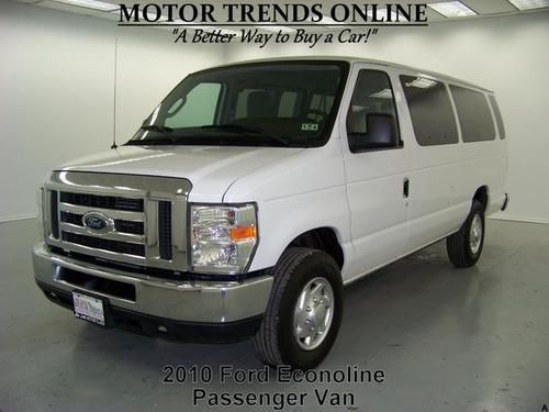 2010 ford e-350 xlt 150 passenger am fm cd rear ac cruise parking sensors 37k