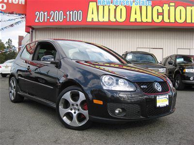 2007 vw golf gti carfax certified leather sunroof navigation 6-speed manual tran