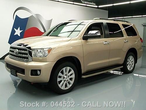 2011 toyota sequoia 4x4 platinum sunroof nav dvd 20's!! texas direct auto