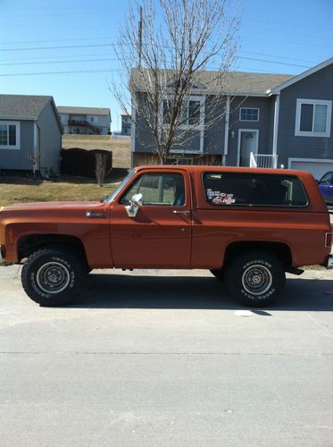 Classic rare vintage antique chevrolet chevy 1976 blazer 4x4 k5 k10 auto 350 v8