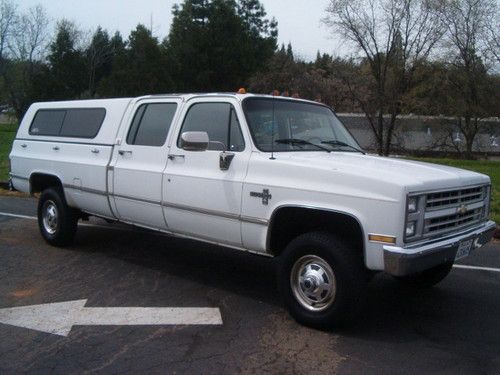 1988 chevy crew cab 4x4 7.4 v8 5 speed rust free low miles