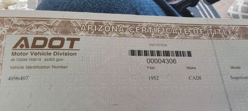 1952 Cadillac Other, US $11,500.00, image 4