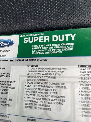 2022 Ford F-550 LARIET, US $69,000.00, image 23