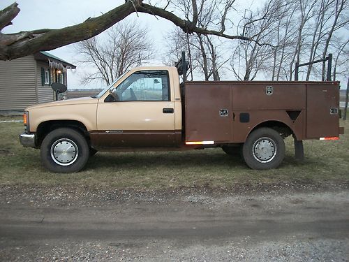 1989 c2500 chevy service truck tool truck utility truck manual transmission