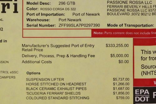 2023 Ferrari 296 GTB, US $348,900.00, image 16