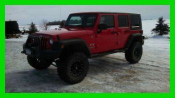 2009 jeep wrangler unlimited x 3.8l v6 4wd suv cd tow hitch