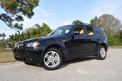 2006 bmw x3 3.0 awd**prem pack**pano roof**prem sound**1 fla owner**