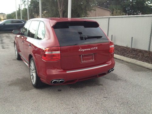 2008 porsche cayenne gts tiptronic certified pre owned - 21 mos. warranty  - red