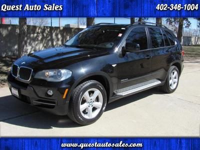 2009 bmw x5 3.0 roof nav/gps black warranty carfax we finance