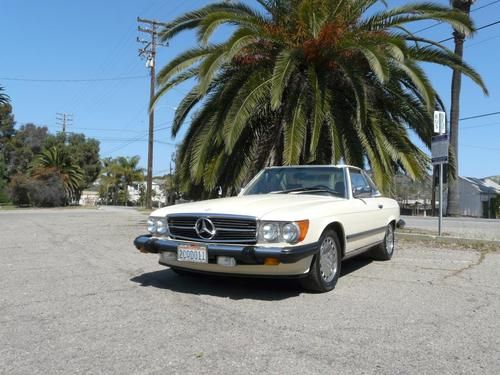 1986 mercedes benz 560 sl convertible