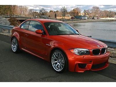 2011 bmw 1m coupe "valencia orange, low miles, stunning!!!"