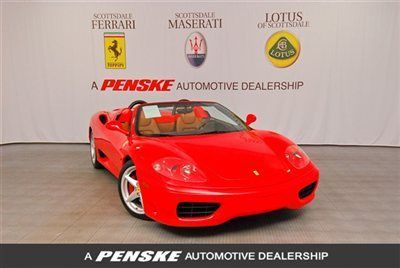 2004 ferrari 360 spider 6-spd-recent major service-daytona's-shields- like 2003