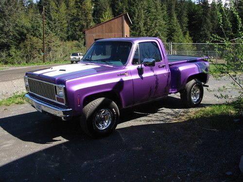 1977 chevy k-10 stepside award winning show truck