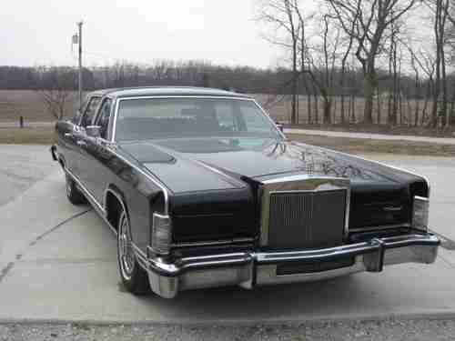 1979 Black Lincoln Town Car, US $12,000.00, image 14