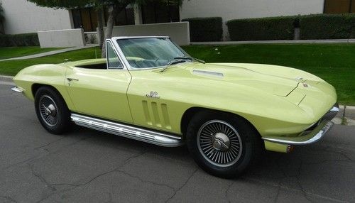 66 corvette 427/425 convertible. . .