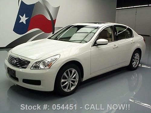 2009 infiniti g37x awd auto sunroof nav rear cam 10k mi texas direct auto