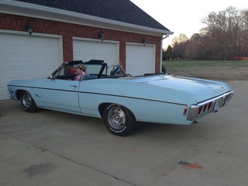 1968 chevy impala ss convertible matching number