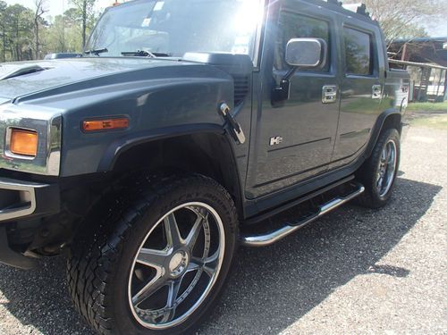 Hummer h2 sut adventure package 24" rims huge tires tv's