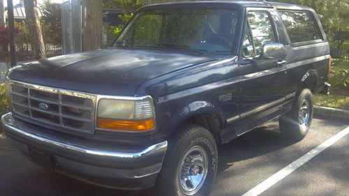 1994 ford bronco xlt 4wd  no reserve  fl