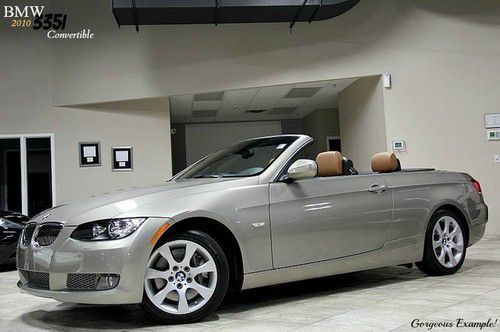 2010 bmw 335i convertible msrp $59825 premium &amp; cold pkgs ipod navigation 1owner