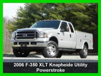 2006 ford f350 xlt extended cab knapheide utility box 6.0l powerstroke diesel