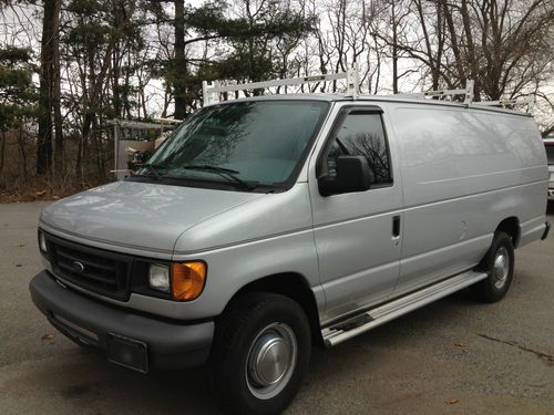 2006 ford e-350 super duty extended cargo van..42k org miles