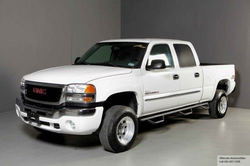 2006 gmc sierra 2500hd duramax diesel 4x4 crew cab auto sle