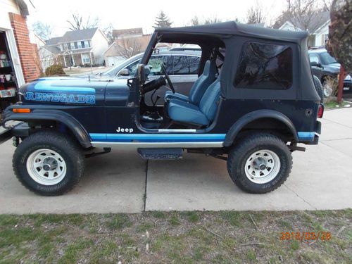 1982 jeep cj7 renegade sport utility 2-door 4.2l