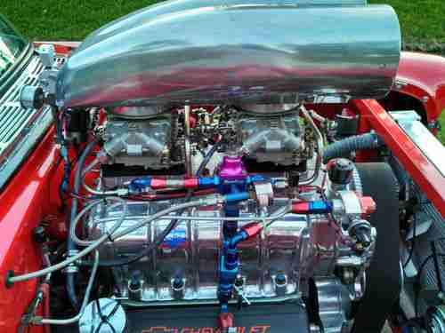 1956 Chevy 210 Pro Street SBC 8-71 Blown Street Legal Turn Key, US $35,000.00, image 9