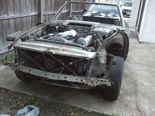 1982 mercedes 380sl 380 sl  convertible  great spare to keep around or part out!