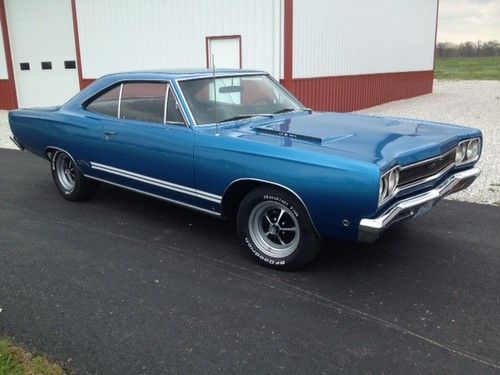 1968 plymouth hemi gtx real j-code 4spd car.  galen report, nice!