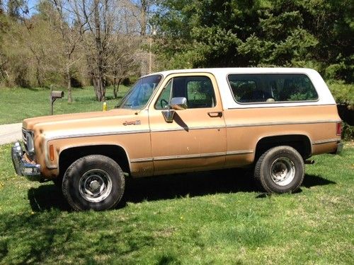 1976 gmc jimmy high sierra sport utility 2-door 6.6l