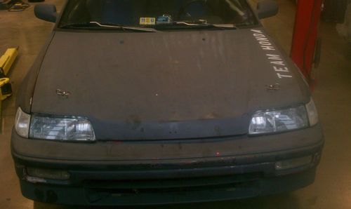 Crx, honda, b16a sir, grey, manual, 5 speed, hatchback, swap