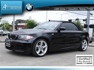2009 bmw certified pre-owned 1 series 2dr conv 135i