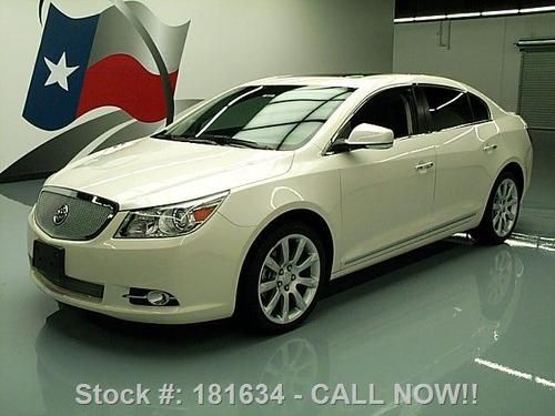 2011 buick lacrosse cxs pano sunroof nav hud 19's 11k! texas direct auto