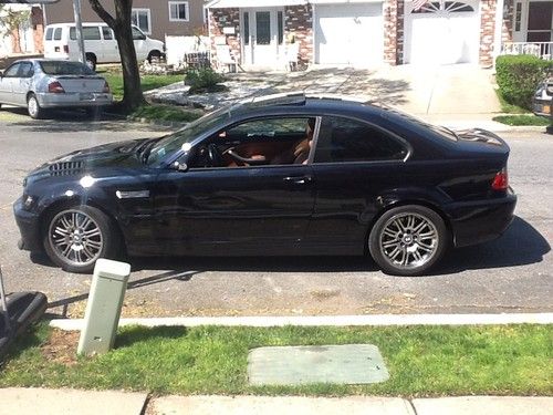 2003 bmw m3 base coupe 2-door 3.2l midnight blue carbon fiber fenders and hood
