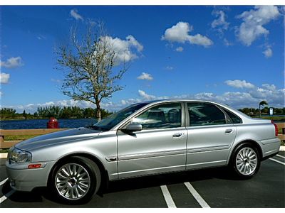 04 volvo s80 t6 premiere dvd tv heated seating navigation ice cooler windowshade