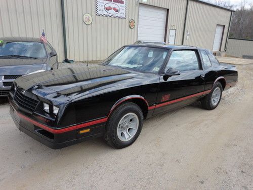 87 monte carlo ss aero coupe black-t tops 24k orig miles very nice!