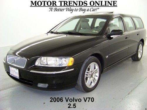 Turbo wagon sunroof leather mem seats 2006 volvo v70 2.5 2.5t only 31k