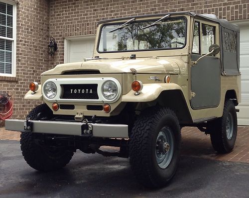 1969 toyota fj40 land cruiser fst rare factory soft top