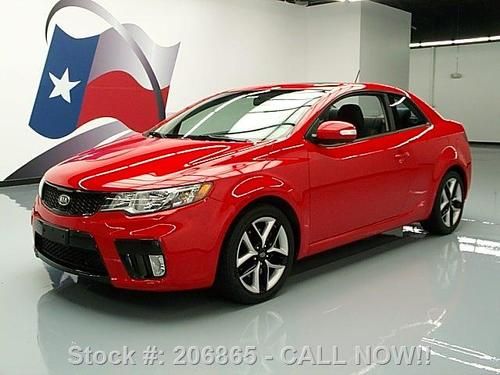 2010 kia forte koup sx auto sunroof alloy wheels 16k mi texas direct auto