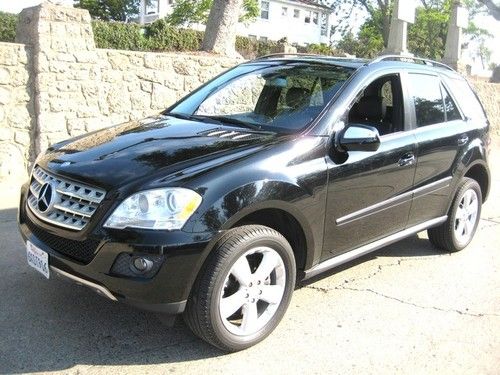 2010 mbz ml350 v6 21,000 miles 1 calif. owner, sunroof, leather