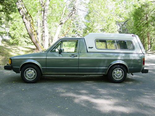 1981 volkswagen rabbit caddy pickup diesel only 97k original miles 1 owner 5 spd