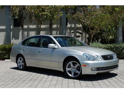 2001 lexus gs 430 sedan great miles navigation nav leather 6-cd sunroof