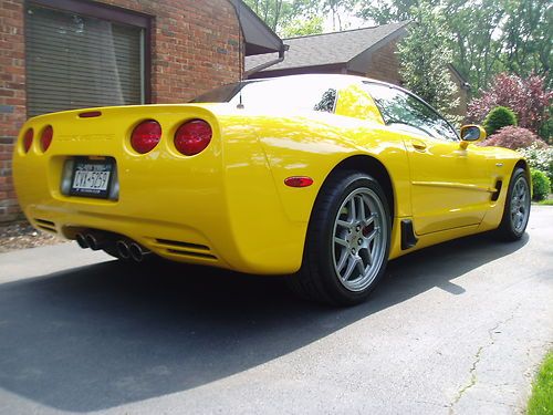 2003 chevrolet corvette zo6, 50th anniversary, millenium yellow, zo6, z06, z06