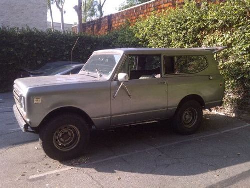 1977 international scout rare 2 wheel drive